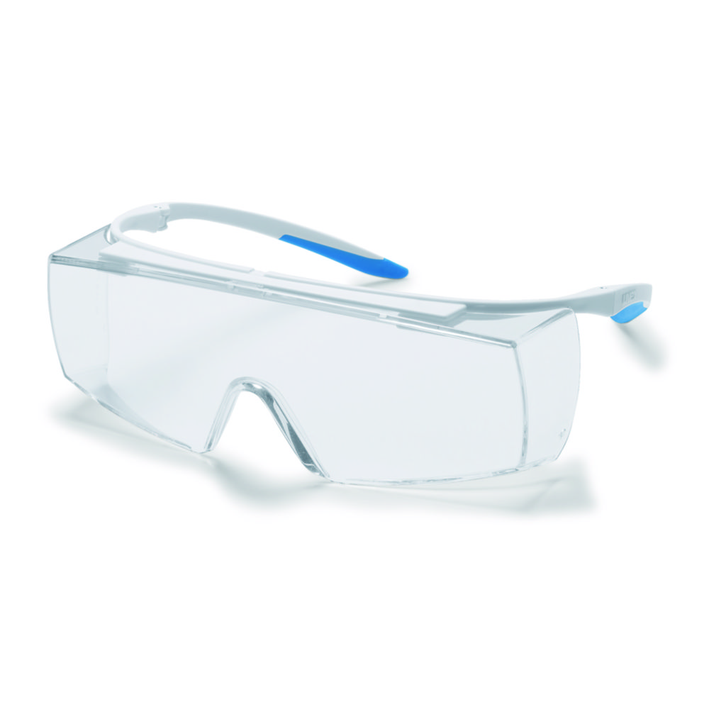Überbrille uvex super f OTG CR 9169 | Farbe: weiss/hellblau